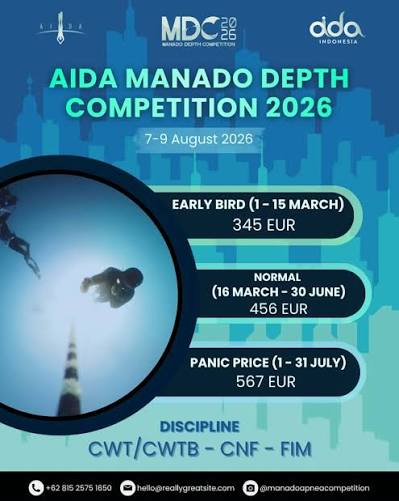 AIDA Manado Depth Competition MDC 2026